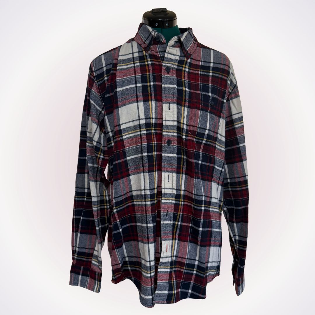 Weatherproof Vintage Plaid ButtonDown Shirt  Sz M